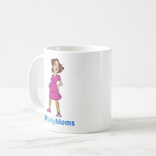 AlleenMOMS Koffiemok (Voorkant links)