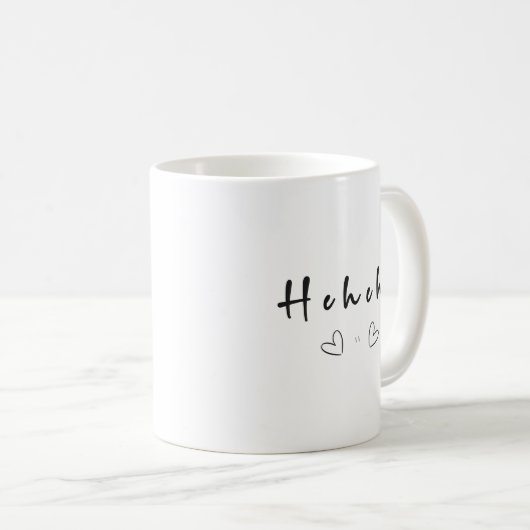 Alleenstaand, getrouwd, Hehehe Grappig Relatie Koffiemok (Voorkant rechts)