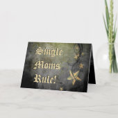 Alleenstaande moeders regel, Moederdag Kaart (Voorkant)