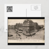 Allees de Tourny, Bordeaux, Franse Vintage Briefkaart (Voorkant / Achterkant)