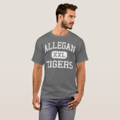 Allegan - Tigers - High School - Allegan Michigan T-shirt (Voorkant volledig)
