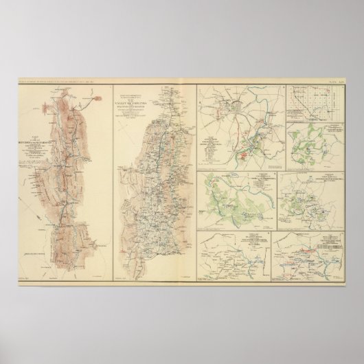 Alleghanies, Valley of Virginia Poster (Voorkant)