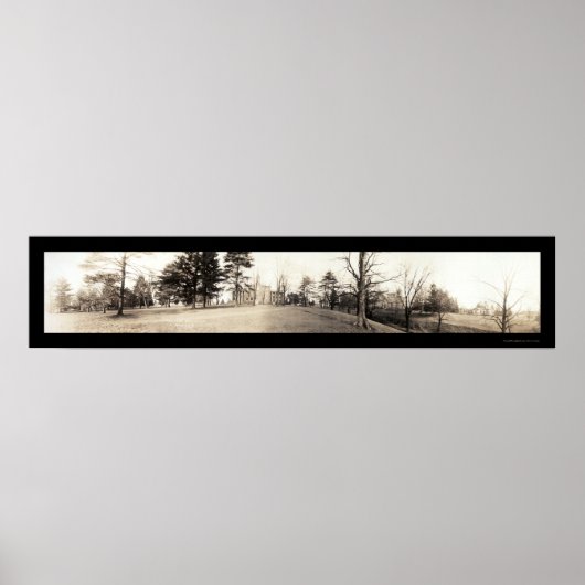 Allegheny College PA Foto 1909 Poster (Voorkant)