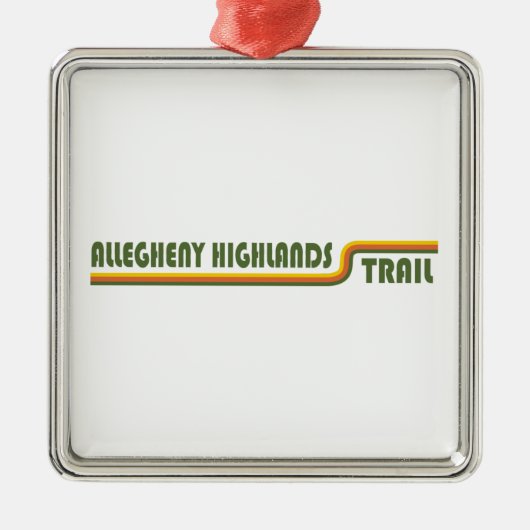 Allegheny Highlands Trail Metalen Ornament (Voorkant)