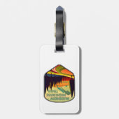 Allegheny Highlands Trail West Virginia kleuren Bagagelabel (Achterkant verticaal)