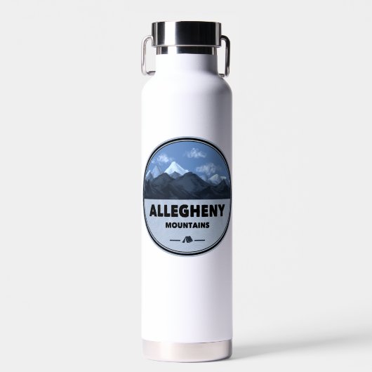 Allegheny Mountains Kamperen Waterfles (Voorkant)