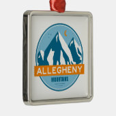 Allegheny Mountains Metalen Ornament (Rechts)