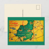 Allegheny National Forest Ansichtkaart Briefkaart (Voorkant / Achterkant)