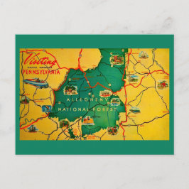 Allegheny National Forest Ansichtkaart Briefkaart