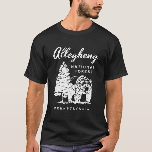 Allegheny National Forest Beer Pennsylvania Vacati T-shirt (Voorkant)