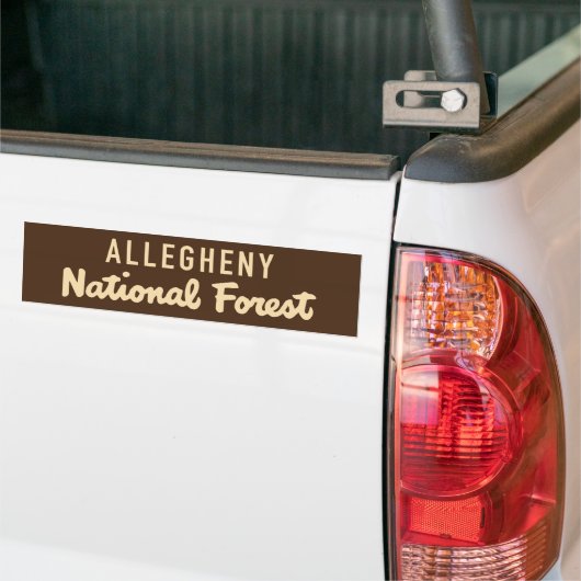 Allegheny National Forest Bumpersticker (Op Truck)
