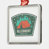 Allegheny National Forest Camping Metalen Ornament (Links)