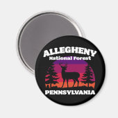 Allegheny National Forest Magneet (Voorkant / Achterkant)