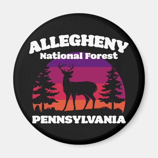 Allegheny National Forest Magneet (Voorkant)