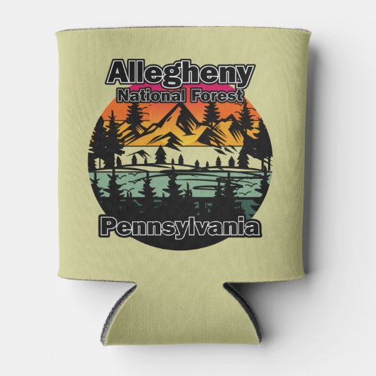  Allegheny National Forest Pennsylvania Blikjeskoeler (Voorkant)