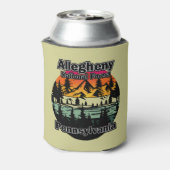  Allegheny National Forest Pennsylvania Blikjeskoeler (Blikje Achterkant)