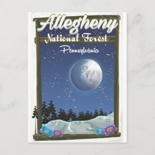 Allegheny National Forest Pennsylvania Briefkaart