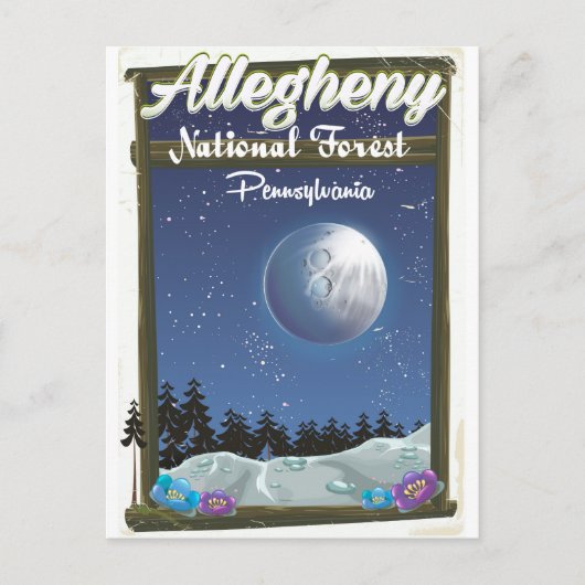 Allegheny National Forest Pennsylvania Briefkaart (Voorkant)
