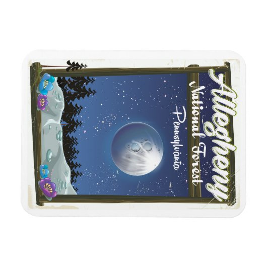 Allegheny National Forest Pennsylvania Magneet (Horizontaal)