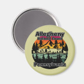  Allegheny National Forest Pennsylvania Magneet (Voorkant / Achterkant)