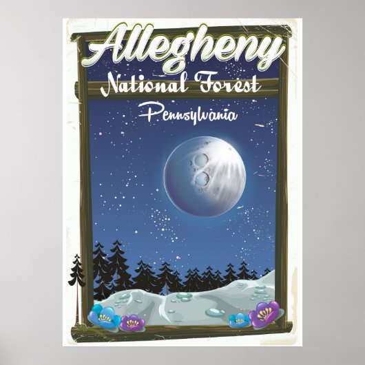 Allegheny National Forest Pennsylvania Poster (Voorkant)