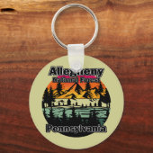 Allegheny National Forest Pennsylvania Sleutelhanger (Voorkant)