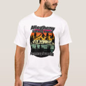 Allegheny National Forest Pennsylvania T-shirt (Voorkant)