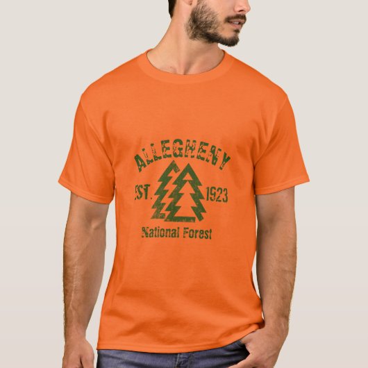 Allegheny National Forest T-Shirt (Voorkant)