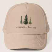 Allegheny Nesting Trucker Hoed Trucker Pet (Voorkant)