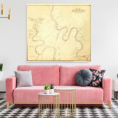 Allegheny River Canvas Afdruk (Insitu (Woonkamer))