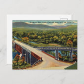 Allegheny River Eldred, Pennsylvania Briefkaart (Voorkant / Achterkant)