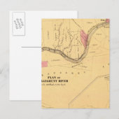 Allegheny River, PA Briefkaart (Voorkant / Achterkant)