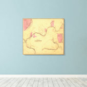 Allegheny River, PA Canvas Afdruk (Insitu (Houten vloer))