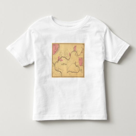 Allegheny River, PA Kinder Shirts (Voorkant)