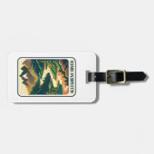 Allegheny River Pennsylvania Kleuren Bagagelabel (Voorkant horizontaal)