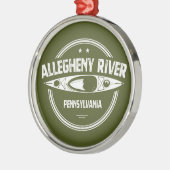 Allegheny River, Pennsylvania Metalen Ornament (Links)