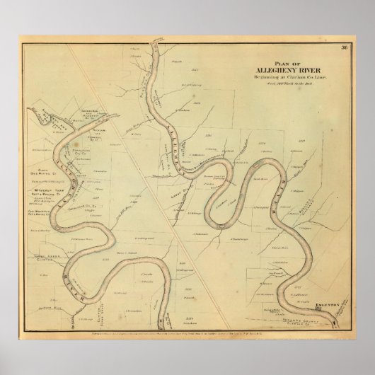 Allegheny River Poster (Voorkant)