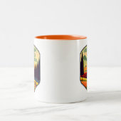 Allegheny River Trail Kleuren Tweekleurige Koffiemok (Center)