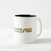 Allegheny River Trail Tweekleurige Koffiemok (Voorkant rechts)