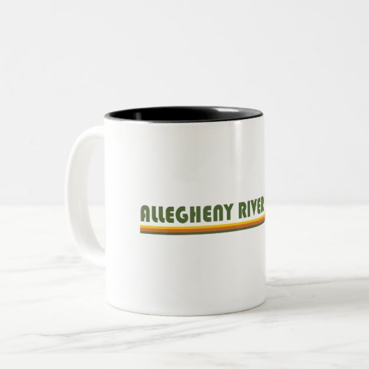 Allegheny River Trail Tweekleurige Koffiemok (Voorkant links)