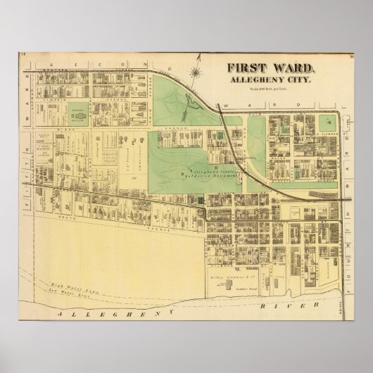 Allegheny ward 1 poster (Voorkant)
