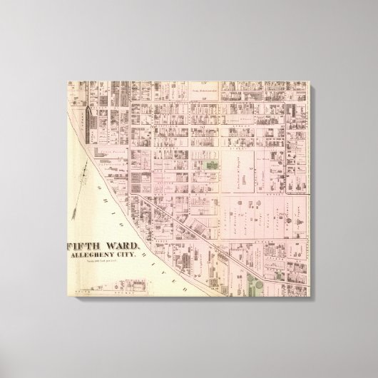 Allegheny ward 5 canvas afdruk (Voorkant)