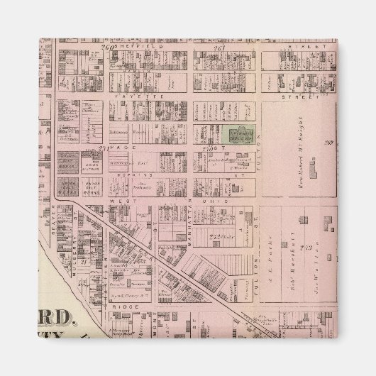 Allegheny ward 5 magneet (Voorkant)