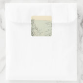 Allegheny ward 7 vierkante sticker (Tas)