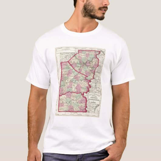 Allegheny, Washington, graafschappen Greene T-shirt (Voorkant)