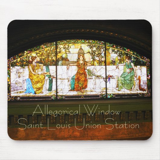 Allegorical Window - ST Louis Union Station Muismat (Voorkant)