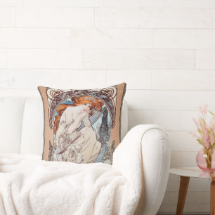 Allegorie de la Musique door Alphonse Mucha Kussen