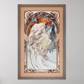 Allegorie de la Musique door Alphonse Mucha Poster (Voorkant)