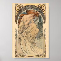 Allegorie de la Musique door Alphonse Mucha T-Shir