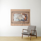 Allegorie de la Musique door Alphonse Mucha Wandkleed (In Situ (horizontaal))